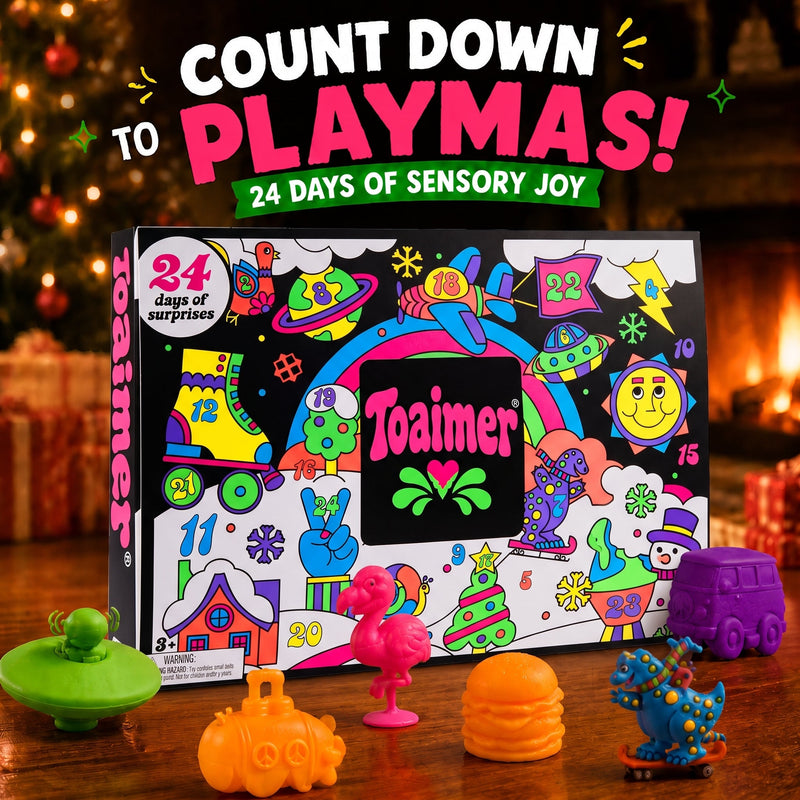 💥Last day 50% off丨Toaimer® Christmas Squishy Advent Calendar – 24 Days of Festive Surprises 🎄