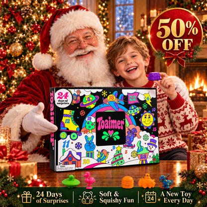 💥Last day 50% off丨Toaimer® Christmas Squishy Advent Calendar – 24 Days of Festive Surprises 🎄