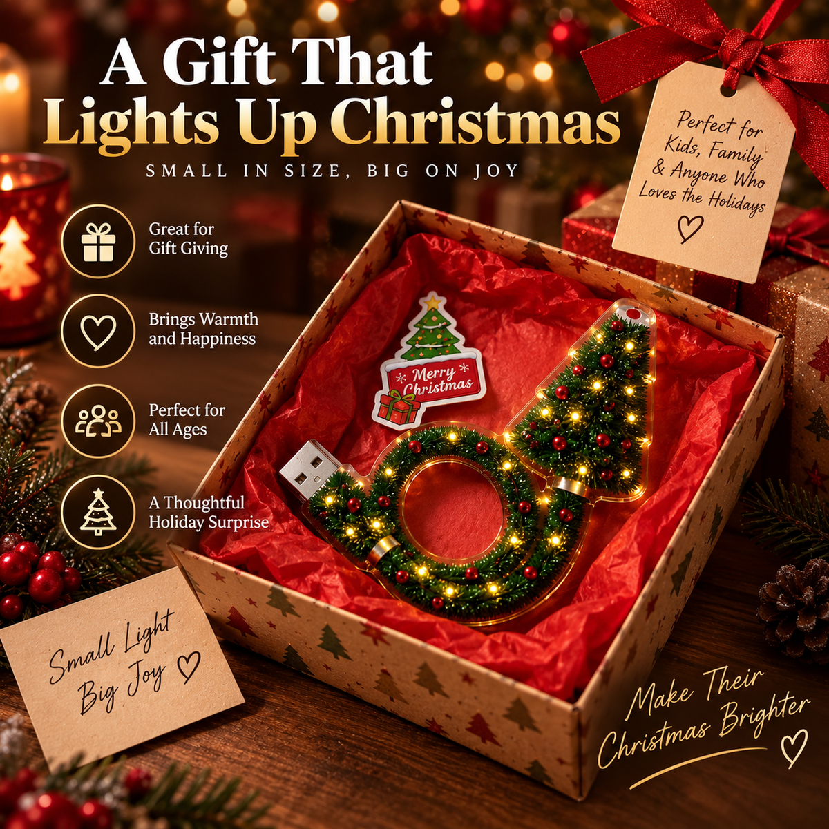 💥Last day 50% off 丨REBYIPO® Turn Any Room Into Christmas Magic | USB Projection Light with 6+ Festive Designs🎄