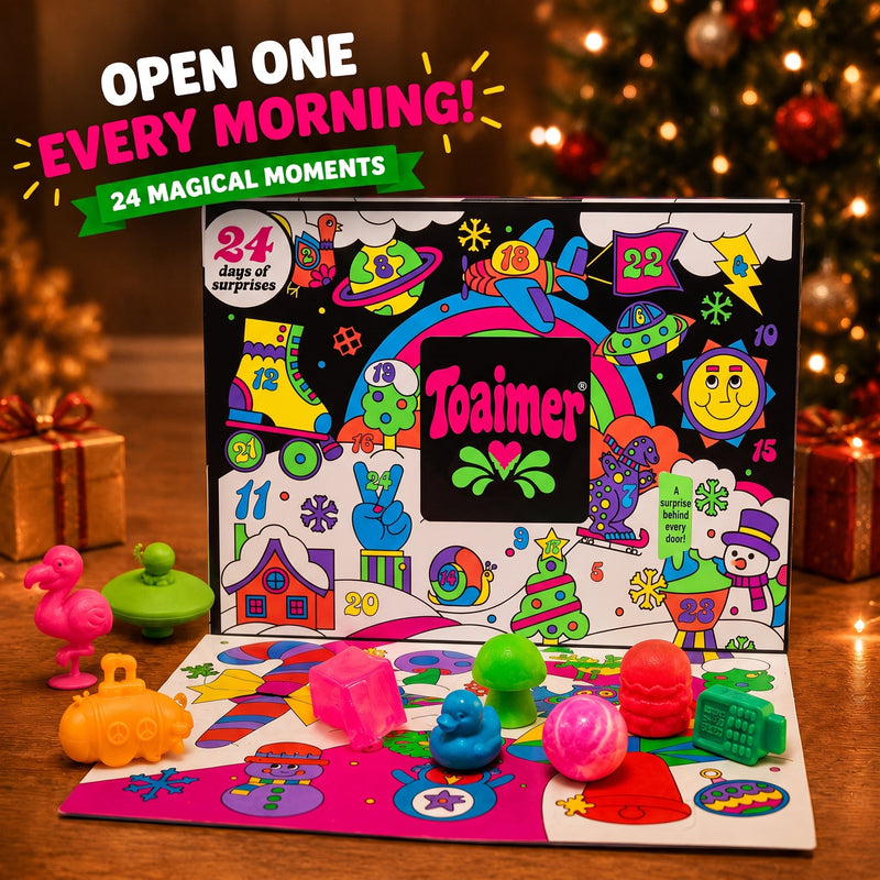 💥Last day 50% off丨Toaimer® Christmas Squishy Advent Calendar – 24 Days of Festive Surprises 🎄